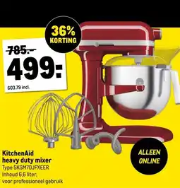 Makro KitchenAid heavy duty mixer aanbieding