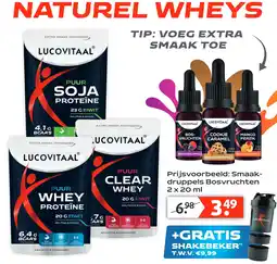 Lucovitaal NATUREL WHEYS aanbieding