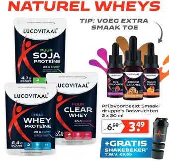 Lucovitaal NATUREL WHEYS aanbieding