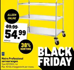 Makro Metro Professional serveerwagen aanbieding