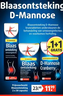 Lucovitaal Blaasontsteking D-Mannose aanbieding