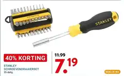 Kluswijs STANLEY SCHROEVENDRAAIERSET aanbieding