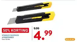 Kluswijs STANLEY DUOPACK AFBREEKMES aanbieding
