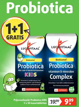 Lucovitaal Probiotica KIDS aanbieding