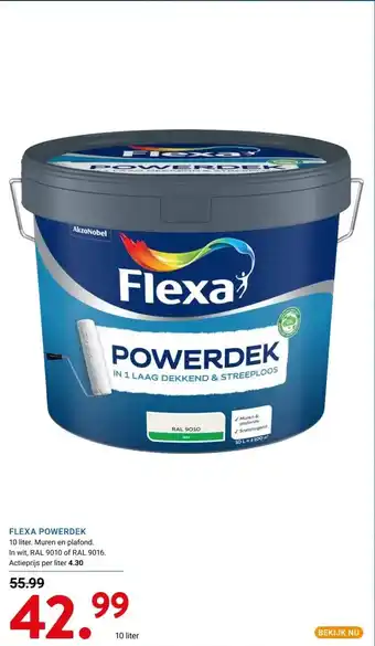 Kluswijs FLEXA POWERDEK aanbieding