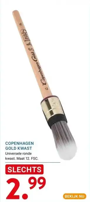 Kluswijs COPENHAGEN GOLD KWAST aanbieding