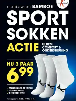 Lucovitaal SPORT SOKKEN aanbieding