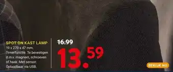 Kluswijs SPOT ON KAST LAMP aanbieding