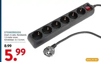 Kluswijs STEKKERDOOS aanbieding