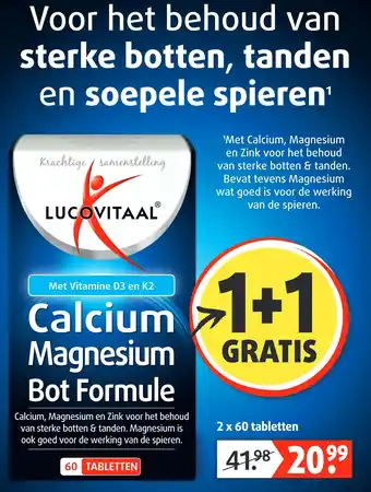 Lucovitaal Calcium Magnesium Bot Formule aanbieding