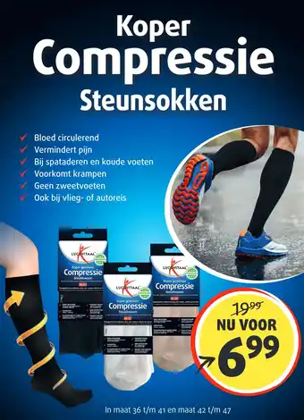 Lucovitaal Koper Compressie Steunsokken aanbieding