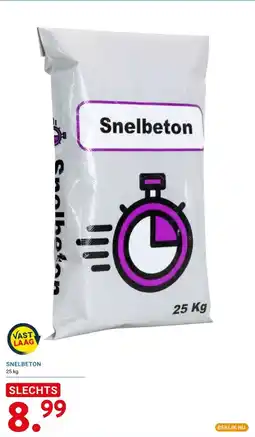 Kluswijs SNELBETON aanbieding