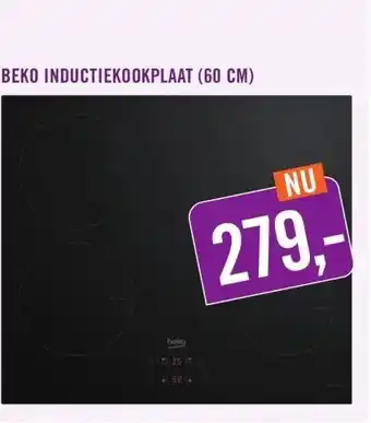 BEKO INDUCTIEKOOKPLAAT