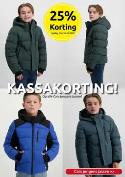 Jola Mode alle Cars jongens jassen aanbieding