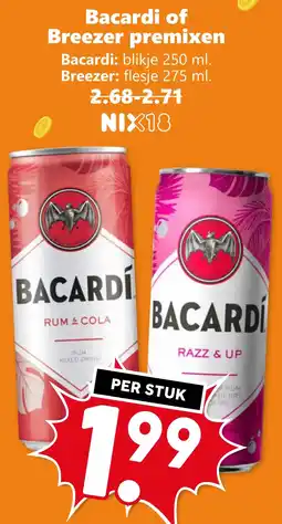CoopCompact Bacardi of Breezer premiven aanbieding
