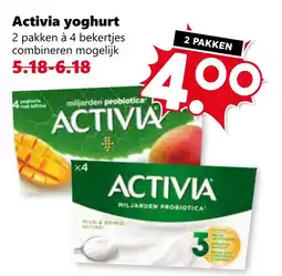 CoopCompact Activia yoghurt aanbieding