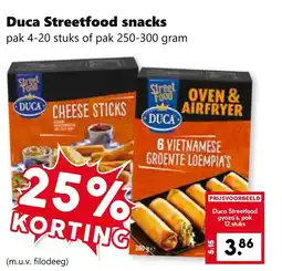 CoopCompact Duca Streetfood snacks aanbieding