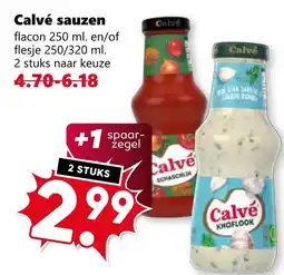 CoopCompact Calvé sauzen aanbieding