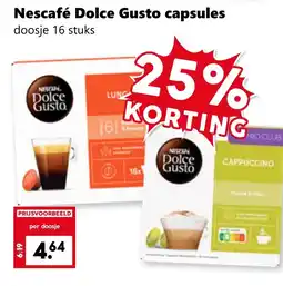 CoopCompact Nescafé Dolce Gusto capsules aanbieding