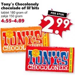 CoopCompact Tony's Chocolonely chocolade of lil'bits aanbieding