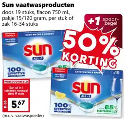 CoopCompact Sun vaatwasproducten aanbieding