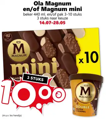CoopCompact Ola Magnum en/of Magnum mini aanbieding