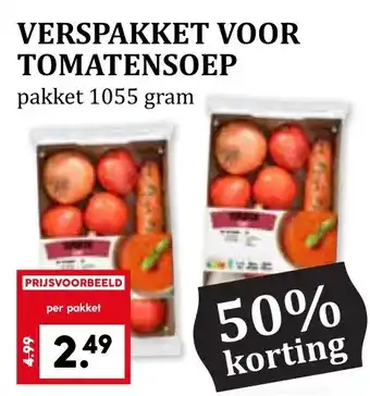 CoopCompact VERSPAKKET VOOR TOMATENSOEP aanbieding