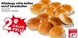 Coop Alledaags witte bollen en/of tarwebollen aanbieding