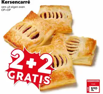Coop Kersencarré aanbieding
