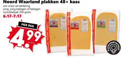 Coop Noord Waarland plakken 48+ kaas aanbieding