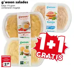 Coop g'woon salades aanbieding