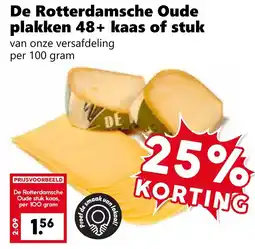 Coop De Rotterdamsche Oude plakken 48+ kaas of stuk aanbieding