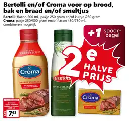 Coop Bertolli en/of Croma voor op brood, bak en braad en/of smeltjus aanbieding