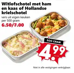 Coop Witlofschotel met ham en kaas of Hollandse krielschotel aanbieding