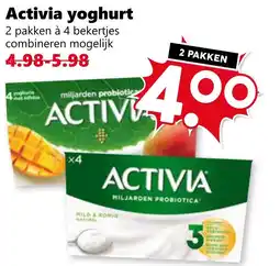 Coop Activia yoghurt aanbieding