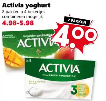 Coop Activia yoghurt aanbieding