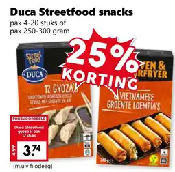 Coop Duca Streetfood snacks aanbieding