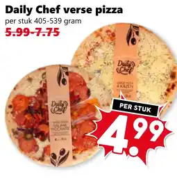 Coop Daily Chef verse pizza aanbieding