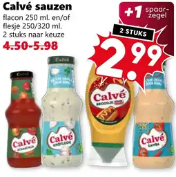 Coop Calvé sauzen aanbieding