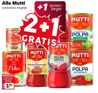 Coop Alle Mutti aanbieding