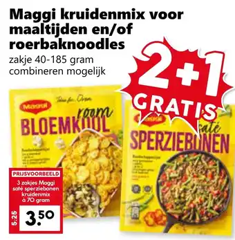 Coop Maggi kruidenmix voor maaltijden en/of roerbaknoodles aanbieding