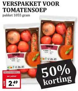 Coop VERSPAKKET VOOR TOMATENSOEP aanbieding