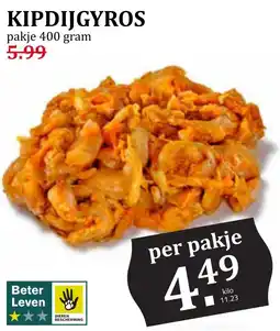 Coop KIPDIJGYROS aanbieding