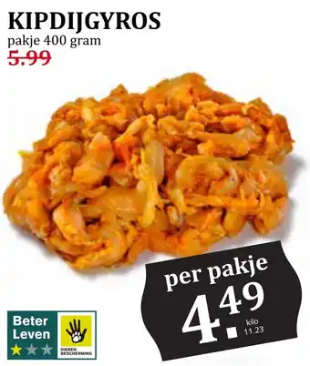 Coop KIPDIJGYROS aanbieding
