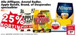 Coop Alle Affligem, Amstel Radler, Apple Bandit, Brand, of Desperados speciaalbier aanbieding