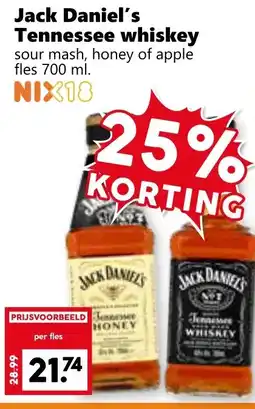 Coop Jack Daniel's Tennessee whiskey aanbieding