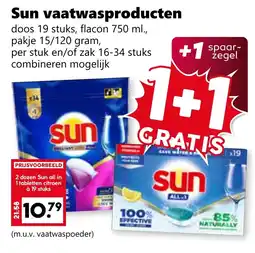 Coop Sun vaatwasproducten aanbieding