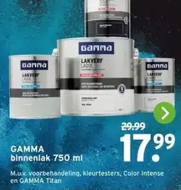 GAMMA GAMMA binnenlak 750 ml aanbieding