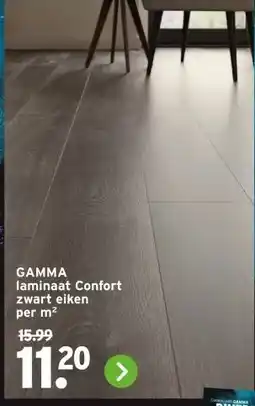 GAMMA GAMMA laminaat Confort zwart eiken aanbieding