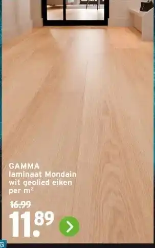 GAMMA GAMMA laminaat Mondain wit geolied eiken aanbieding